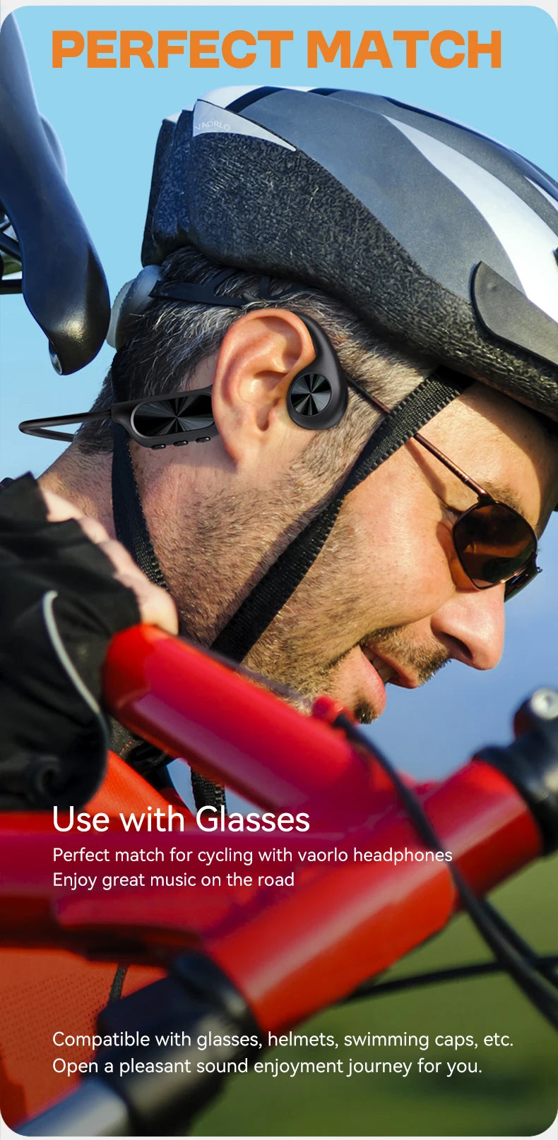 Bone Conduction Headphone Bluetooth 5.4+(32G)MP3 Bass Smart Voice Wireless Headset IPX8 Waterproof Swimming Earphone Multipoint