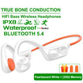 Bone Conduction Headphone Bluetooth 5.4+(32G)MP3 Bass Smart Voice Wireless Headset IPX8 Waterproof Swimming Earphone Multipoint